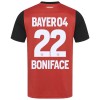 Officiële Voetbalshirt + Korte Broek Bayer 04 Leverkusen Victor Boniface 22 Thuis 2024-25 - Kids